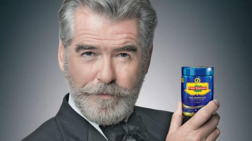 Twitterati celebrated Former James Bond star Pierce Brosnan who chews paan masala